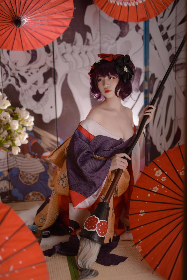 二佐Nisa《Fate葛饰北斋》写真图集 21P｜在线预览与图包下载