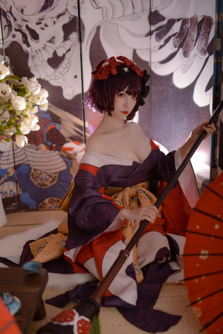 二佐Nisa《Fate葛饰北斋》写真图集 21P｜在线预览与图包下载