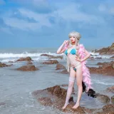 二佐Nisa《碧蓝可畏泳装》写真图集 27P｜在线预览与图包下载