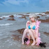 二佐Nisa《碧蓝可畏泳装》写真图集 27P｜在线预览与图包下载