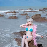二佐Nisa《碧蓝可畏泳装》写真图集 27P｜在线预览与图包下载
