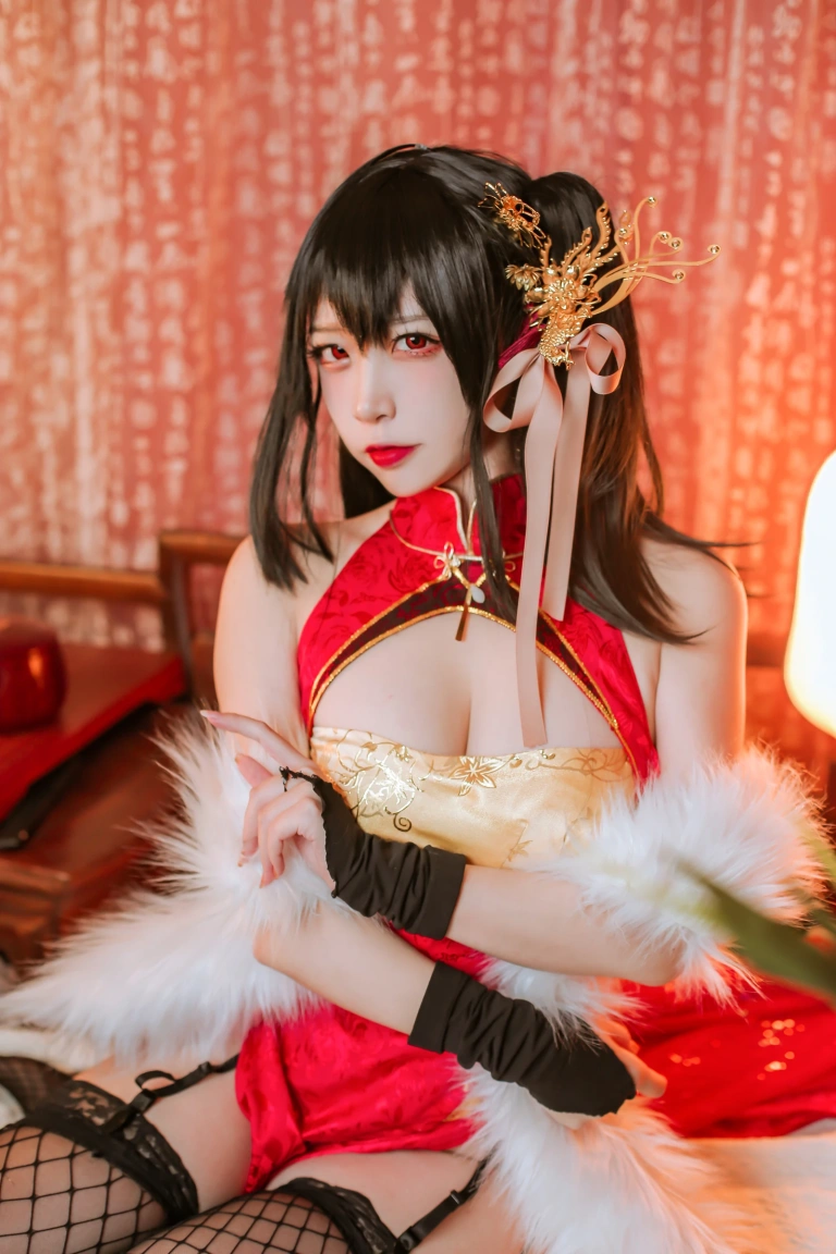 二佐Nisa《大凤旗袍》写真图集 41P｜在线预览与图包下载