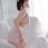 二佐Nisa《粉旗袍》写真图集 21P｜在线预览与图包下载