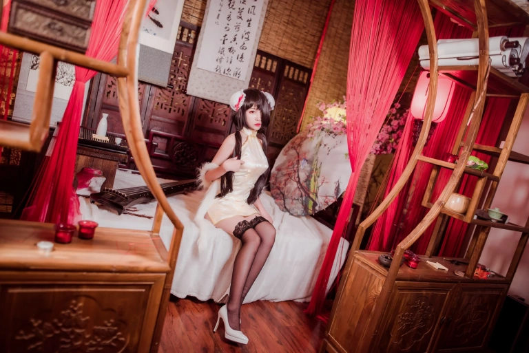 二佐Nisa《狂三旗袍》写真图集 31P｜在线预览与图包下载