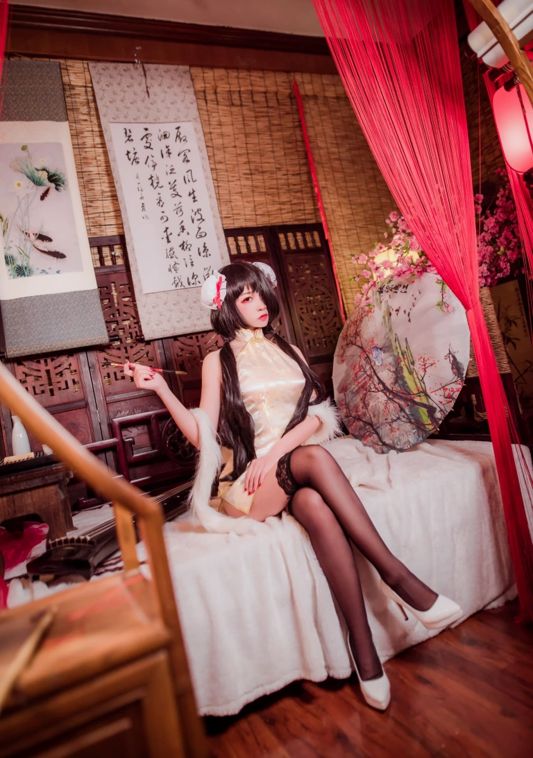 二佐Nisa《狂三旗袍》写真图集 31P｜在线预览与图包下载