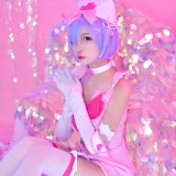 二佐Nisa《蕾姆1号本 蕾姆护士1》写真图集 40P｜在线预览与图包下载