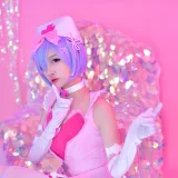 二佐Nisa《蕾姆1号本 蕾姆护士1》写真图集 40P｜在线预览与图包下载