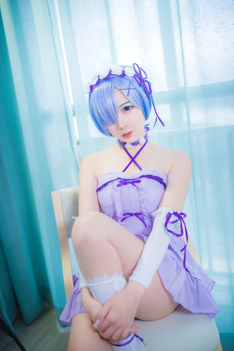 二佐Nisa《蕾姆1号本 生日》写真图集 12P｜在线预览与图包下载