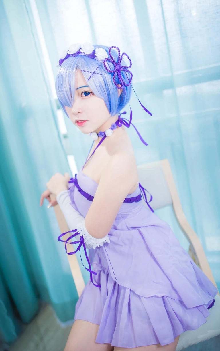 二佐Nisa《蕾姆1号本 生日》写真图集 12P｜在线预览与图包下载