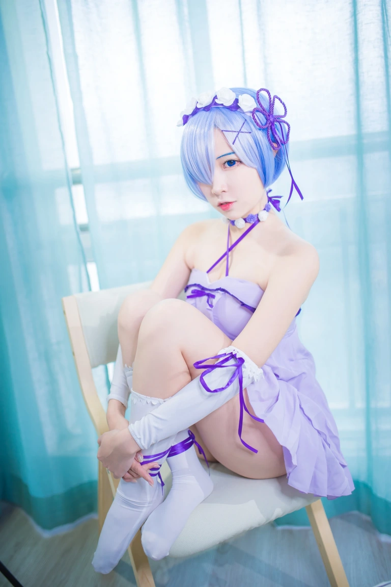 二佐Nisa《蕾姆1号本 生日》写真图集 12P｜在线预览与图包下载