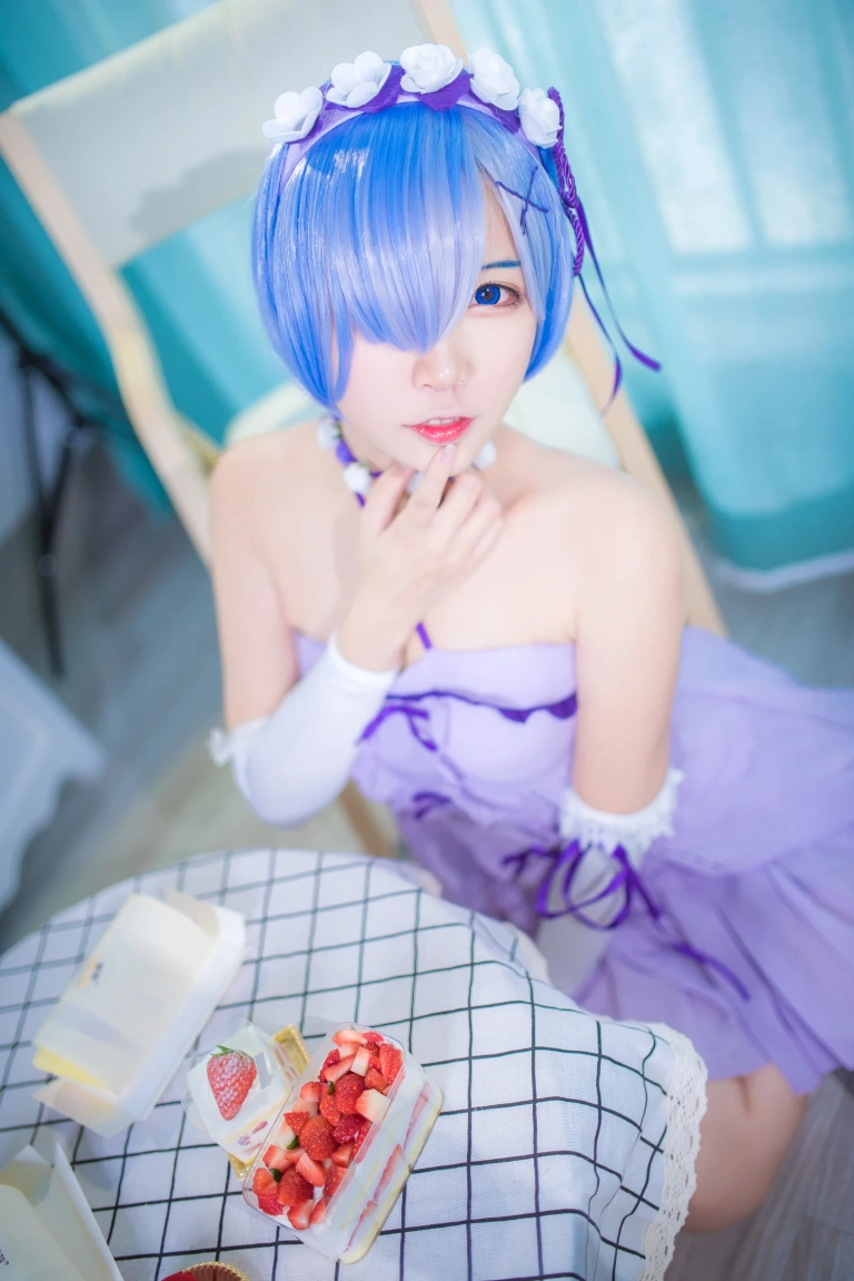 二佐Nisa《蕾姆1号本 生日》写真图集 12P｜在线预览与图包下载