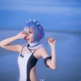 二佐Nisa《蕾姆1号本 泳衣2》写真图集 11P｜在线预览与图包下载