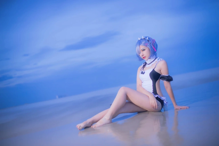 二佐Nisa《蕾姆1号本 泳衣2》写真图集 11P｜在线预览与图包下载