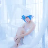 二佐Nisa《蕾姆2号本 蕾姆白裙》写真图集 27P｜在线预览与图包下载