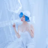 二佐Nisa《蕾姆2号本 蕾姆白裙》写真图集 27P｜在线预览与图包下载