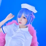 二佐Nisa《蕾姆2号本 蕾姆护士》写真图集 31P｜在线预览与图包下载
