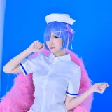 二佐Nisa《蕾姆2号本 蕾姆护士》写真图集 31P｜在线预览与图包下载