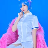 二佐Nisa《蕾姆2号本 蕾姆护士》写真图集 31P｜在线预览与图包下载