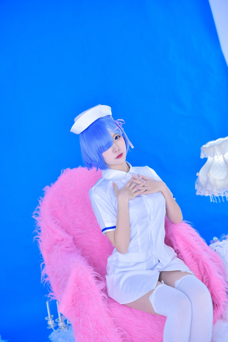 二佐Nisa《蕾姆2号本 蕾姆护士》写真图集 31P｜在线预览与图包下载
