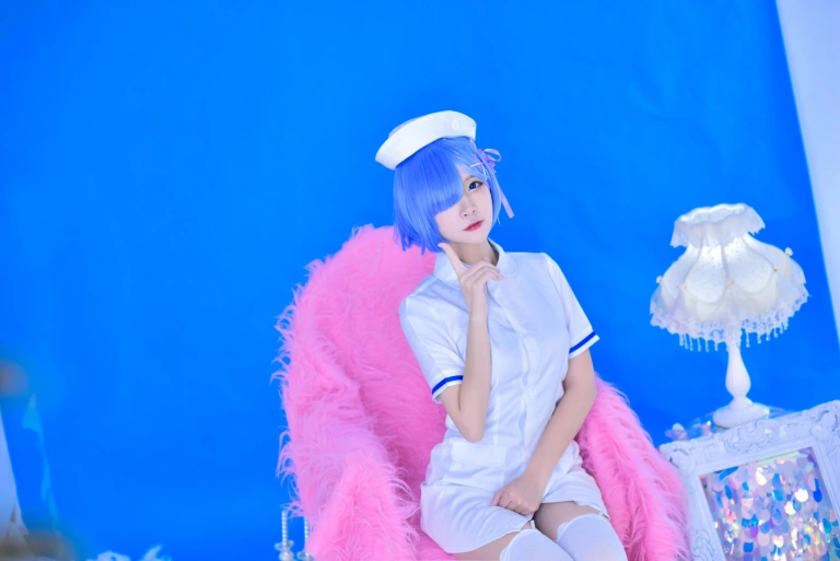 二佐Nisa《蕾姆2号本 蕾姆护士》写真图集 31P｜在线预览与图包下载