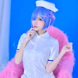 二佐Nisa《蕾姆2号本 蕾姆护士》写真图集 31P｜在线预览与图包下载