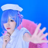 二佐Nisa《蕾姆2号本 蕾姆护士》写真图集 31P｜在线预览与图包下载