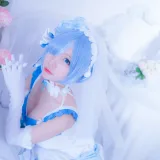 二佐Nisa《蕾姆2号本 蕾姆花嫁》写真图集 33P｜在线预览与图包下载