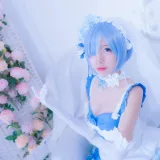 二佐Nisa《蕾姆2号本 蕾姆花嫁》写真图集 33P｜在线预览与图包下载