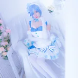 二佐Nisa《蕾姆2号本 蕾姆花嫁》写真图集 33P｜在线预览与图包下载