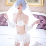 二佐Nisa《蕾姆2号本 蕾姆婚纱》写真图集 35P｜在线预览与图包下载