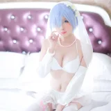 二佐Nisa《蕾姆2号本 蕾姆婚纱》写真图集 35P｜在线预览与图包下载