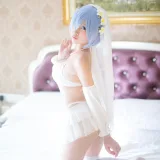二佐Nisa《蕾姆2号本 蕾姆婚纱》写真图集 35P｜在线预览与图包下载
