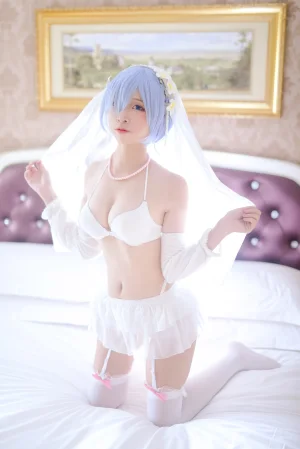 二佐Nisa《蕾姆2号本 蕾姆婚纱》写真图集 35P｜在线预览与图包下载
