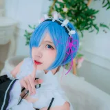 二佐Nisa《蕾姆2号本 蕾姆女仆》写真图集 33P｜在线预览与图包下载