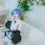 二佐Nisa《蕾姆2号本 蕾姆女仆》写真图集 33P｜在线预览与图包下载