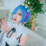 二佐Nisa《蕾姆2号本 蕾姆女仆》写真图集 33P｜在线预览与图包下载
