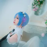 二佐Nisa《蕾姆2号本 蕾姆女仆》写真图集 33P｜在线预览与图包下载