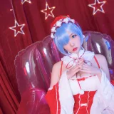 二佐Nisa《蕾姆2号本 蕾姆圣诞》写真图集 46P｜在线预览与图包下载