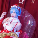 二佐Nisa《蕾姆2号本 蕾姆圣诞》写真图集 46P｜在线预览与图包下载