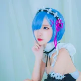 二佐Nisa《蕾姆2号本 蕾姆泳装》写真图集 32P｜在线预览与图包下载