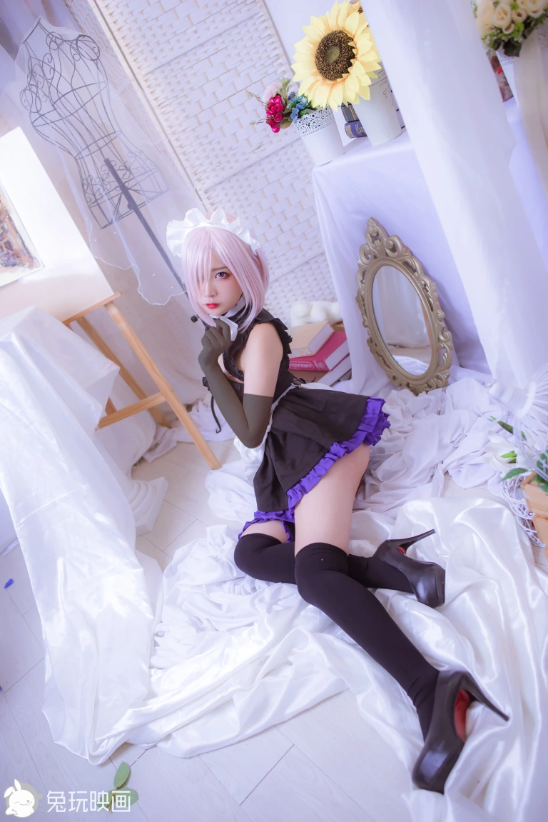 二佐Nisa《玛修女仆》写真图集 7P｜在线预览与图包下载