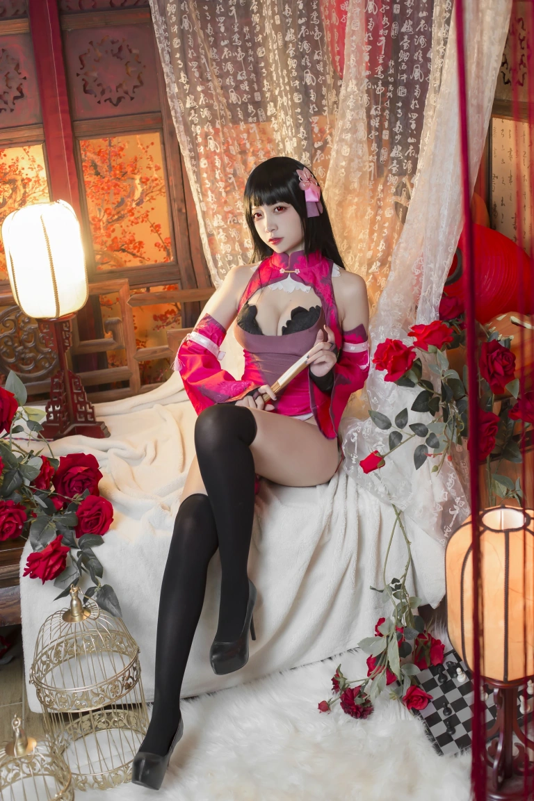 二佐Nisa《梦子旗袍》写真图集 28P｜在线预览与图包下载
