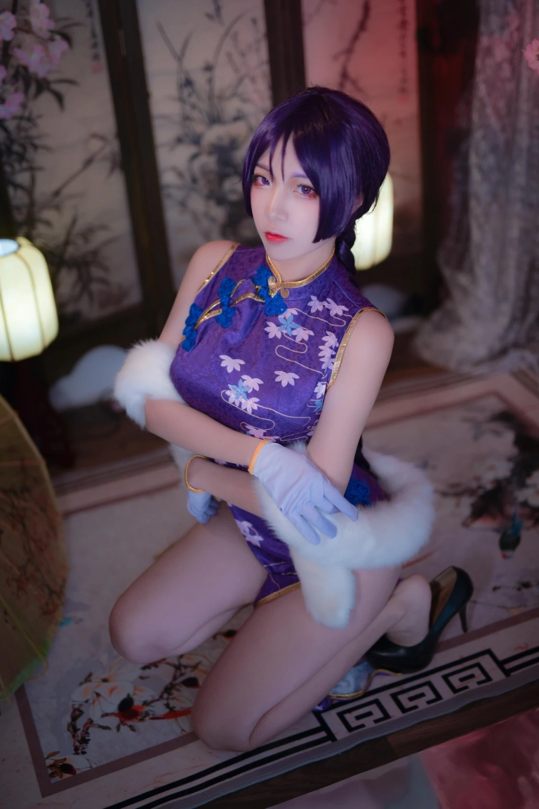 二佐Nisa《旗袍本 Fate奶光旗袍》写真图集 20P｜在线预览与图包下载