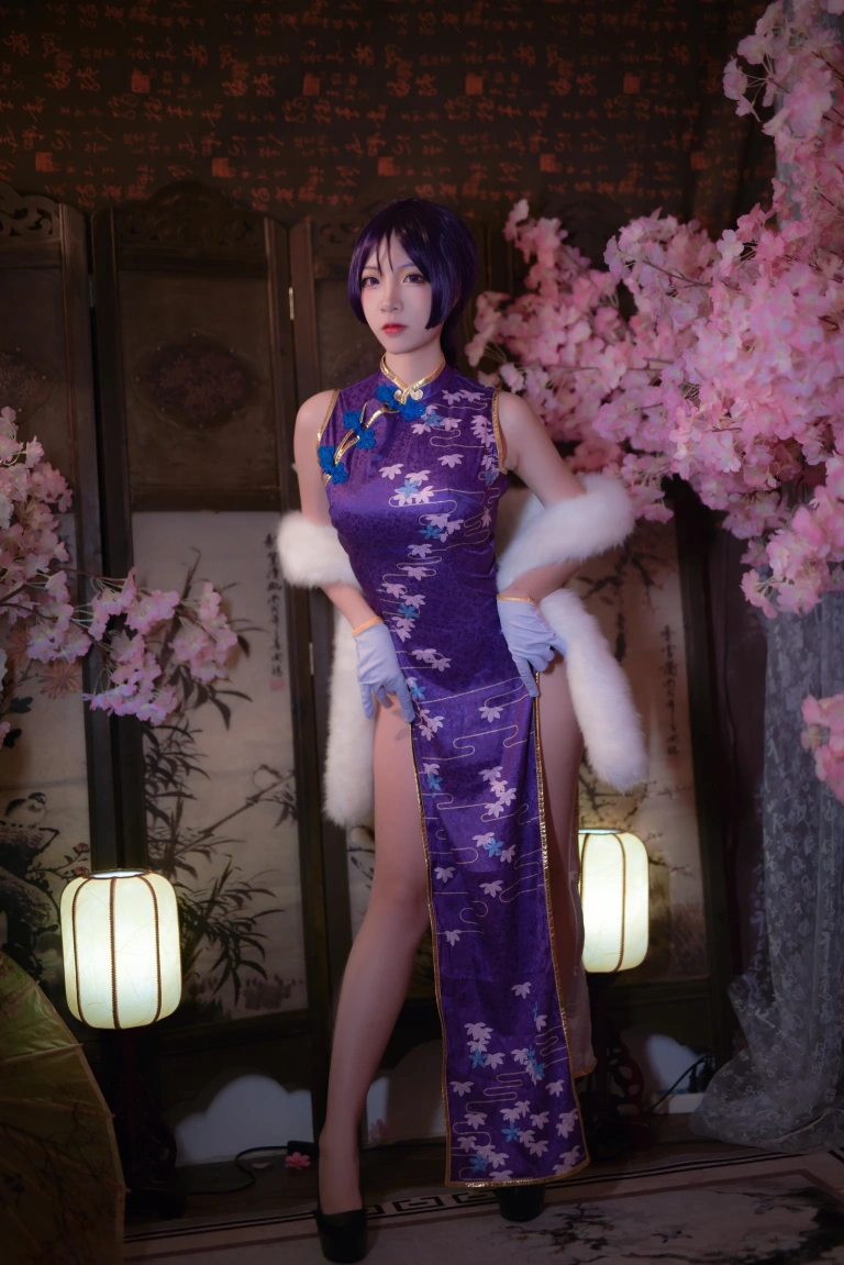 二佐Nisa《旗袍本 Fate奶光旗袍》写真图集 20P｜在线预览与图包下载