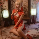 二佐Nisa《旗袍本 Fate尼禄旗袍》写真图集 20P｜在线预览与图包下载