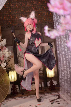 二佐Nisa《旗袍本 Fate旗袍狐》写真图集 28P｜在线预览与图包下载
