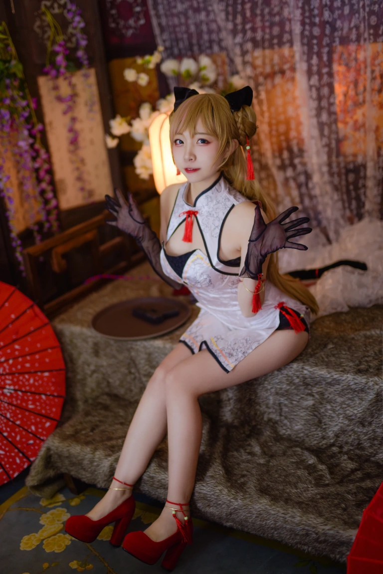 二佐Nisa《旗袍本 少女前线MK23》写真图集 14P｜在线预览与图包下载