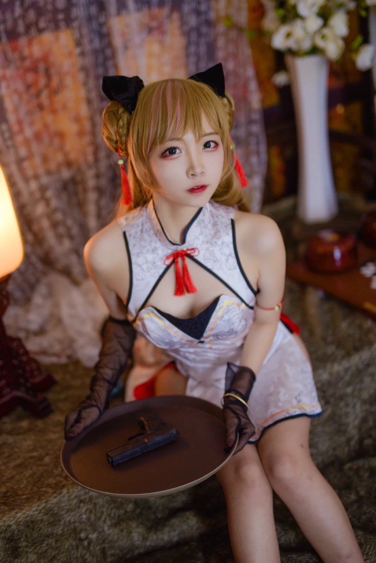 二佐Nisa《旗袍本 少女前线MK23》写真图集 14P｜在线预览与图包下载