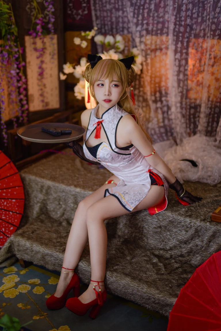 二佐Nisa《旗袍本 少女前线MK23》写真图集 14P｜在线预览与图包下载