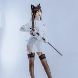 二佐Nisa《犬之眷 碧蓝爱宕军装》写真图集 15P｜在线预览与图包下载